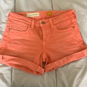 Pilcro peach jeans shorts